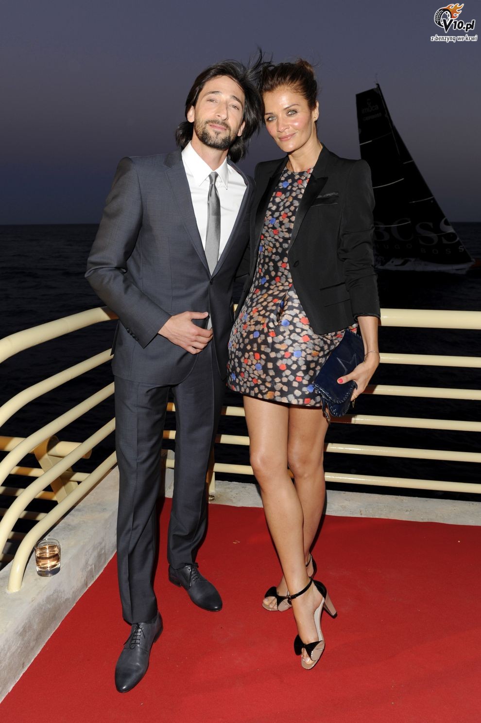 Adrien Brody i Helena Christensen