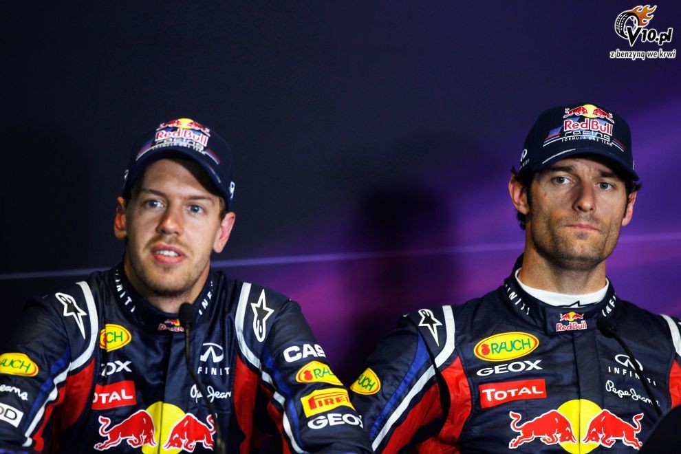 Sebastian Vettel i Mark Webber - Grand Prix Wielkiej Brytanii