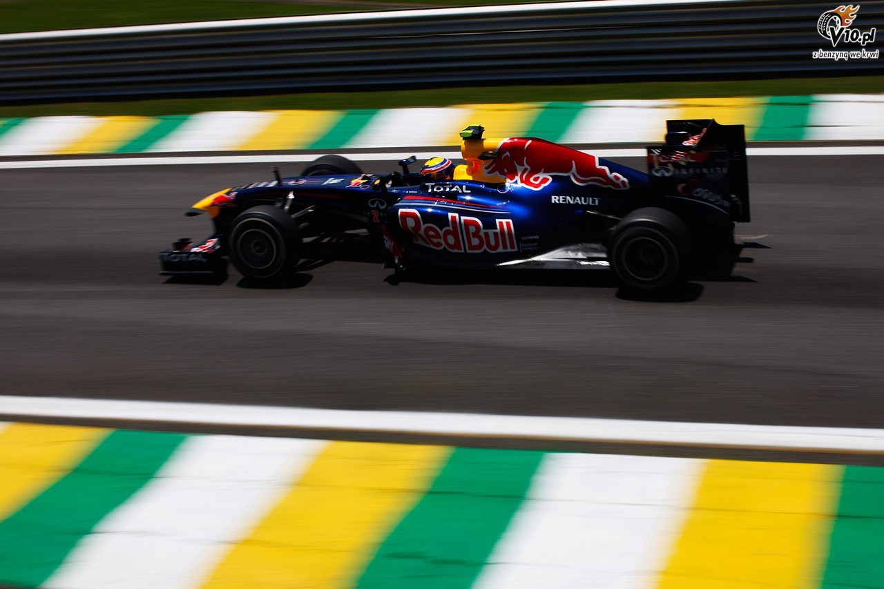 Grand Prix Brazylii - kwalifikacje: Pierwszy rzd Red Bulla, Vettel ustanawia nowy rekord