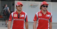 Alonso myli o zwycistwie, Massa krytykuje krawnik