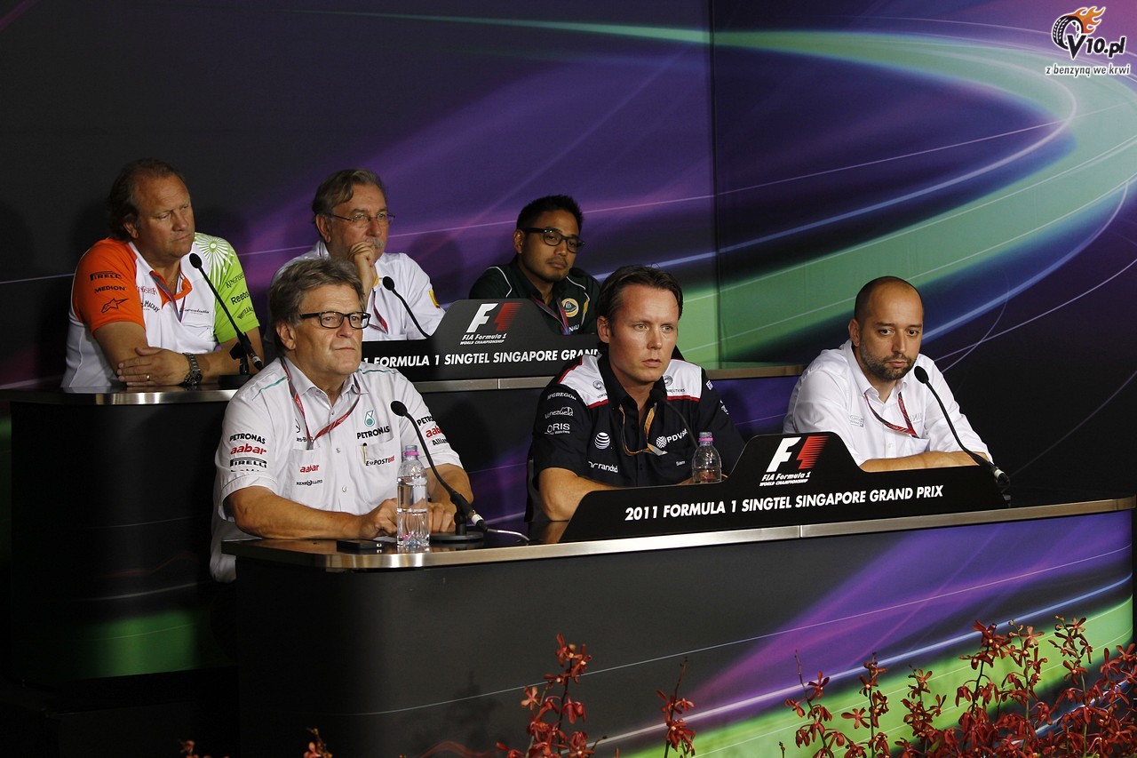 GP Singapuru - czwartkowe przygotowania i pitkowe treningi