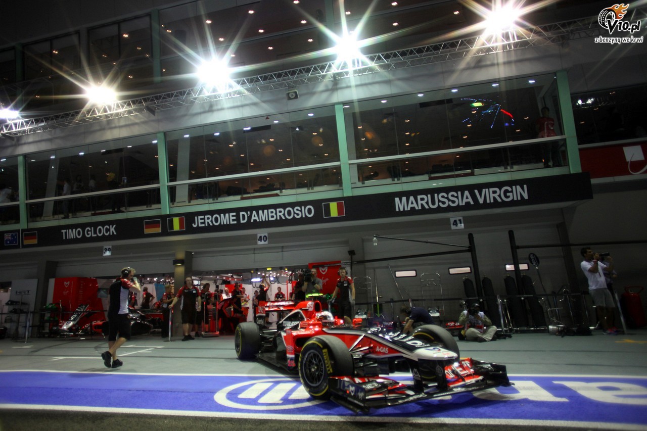 GP Singapuru - czwartkowe przygotowania i pitkowe treningi
