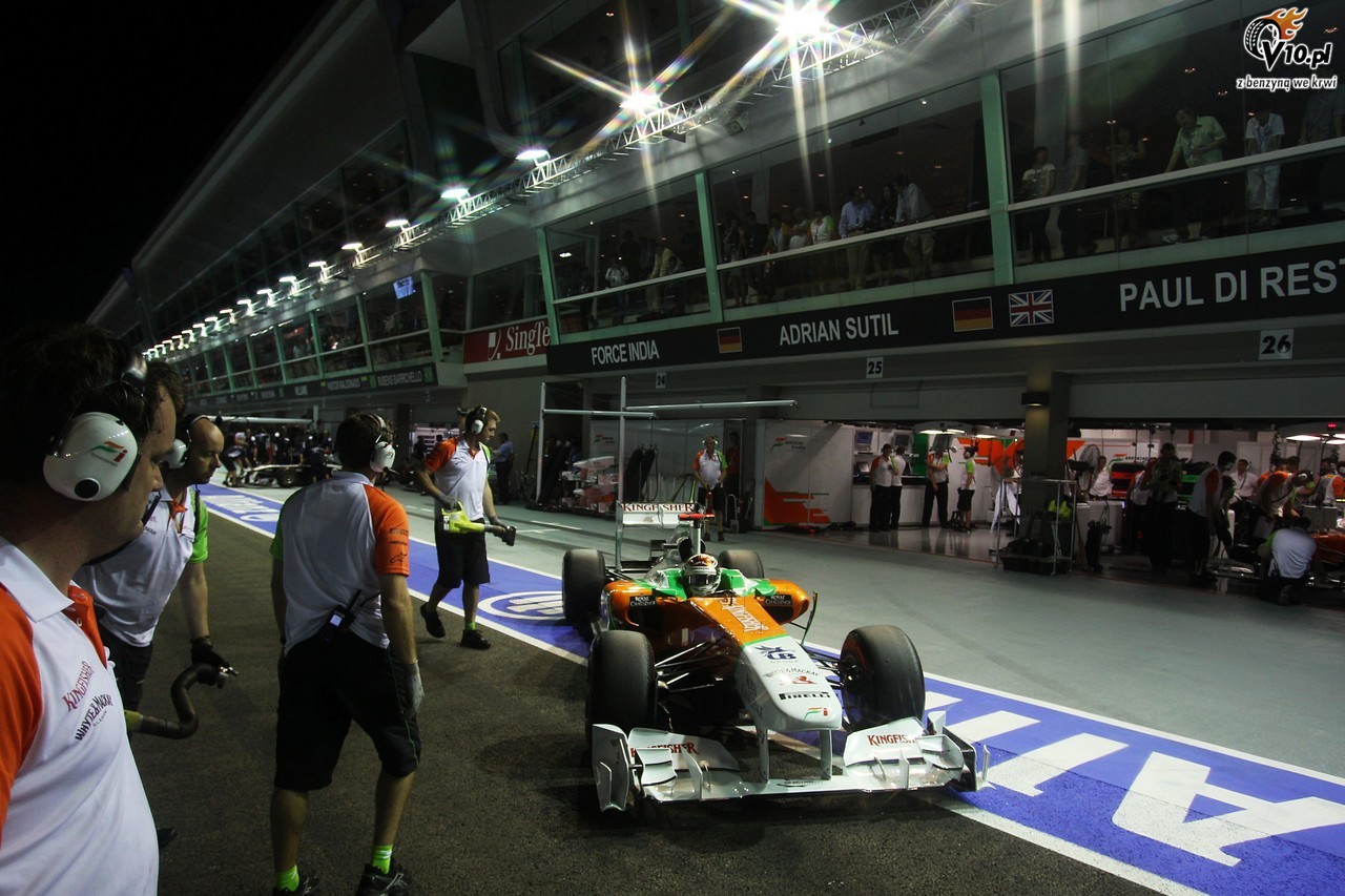 Grand Prix Singapuru - sobotni trening i kwalifikacje