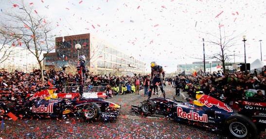 Pokaz Red Bulla w Milton Keynes