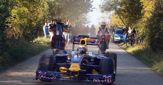 Vettel świętuje drugi tytuł w rodzinnym mieście