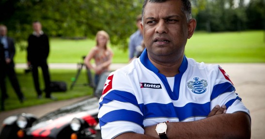 Spotkanie stajni Caterham z drużyną Queen Park Rangers