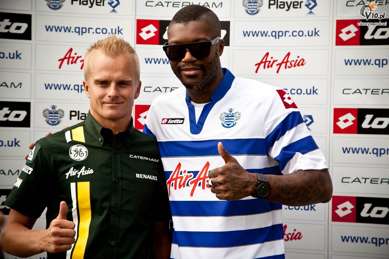Spotkanie stajni Caterham z druyn Queen Park Rangers