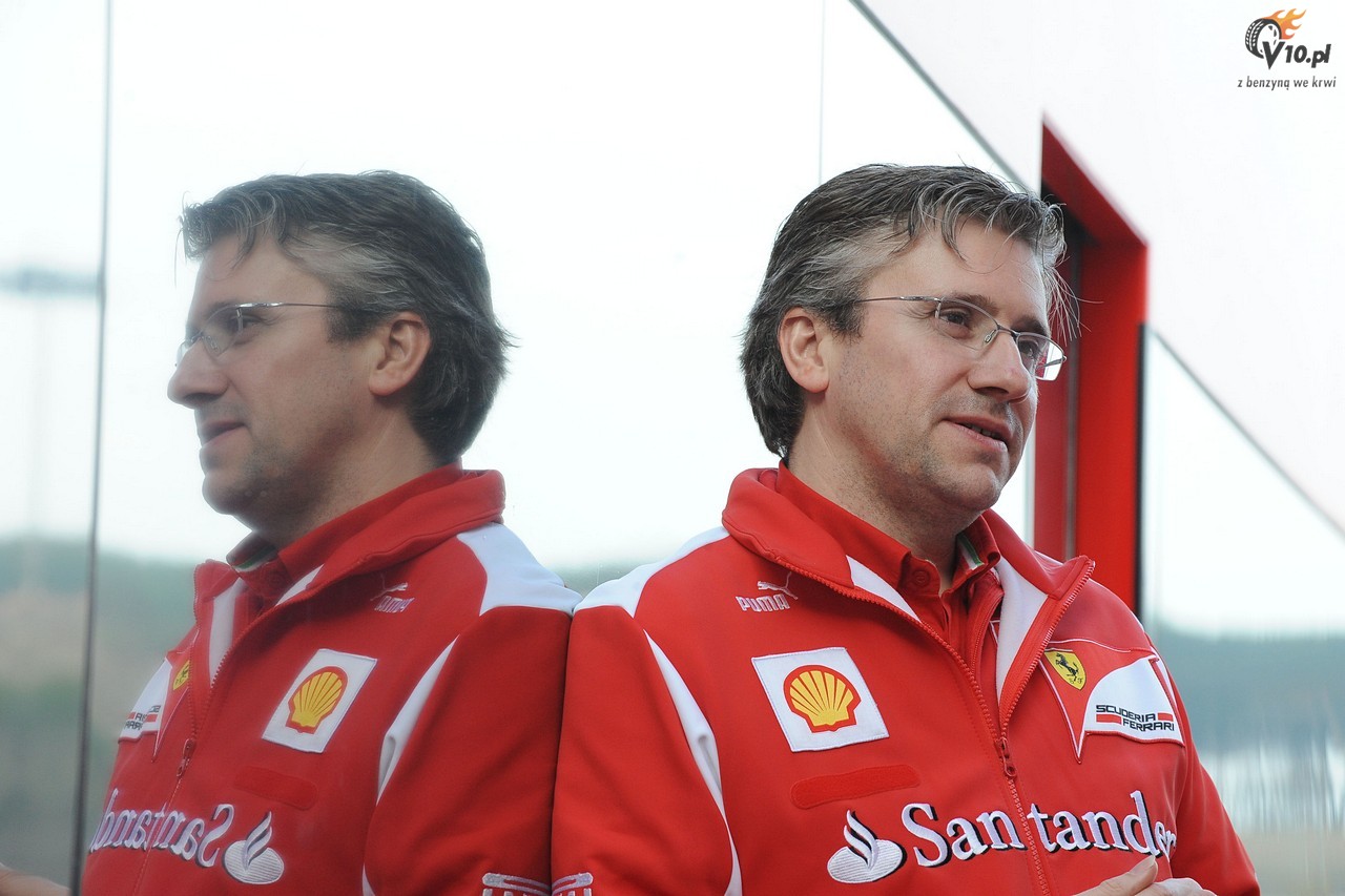 Ferrari na kolanach.