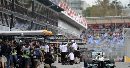 GP Australii 2012 - czwartek i piątek