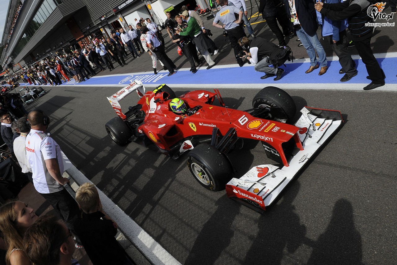 GP Belgii 2012 - niedziela