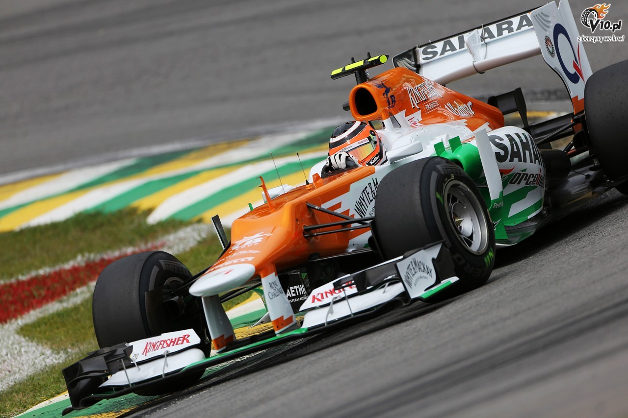Hulkenberg dumny mimo kolizji z Hamiltonem
