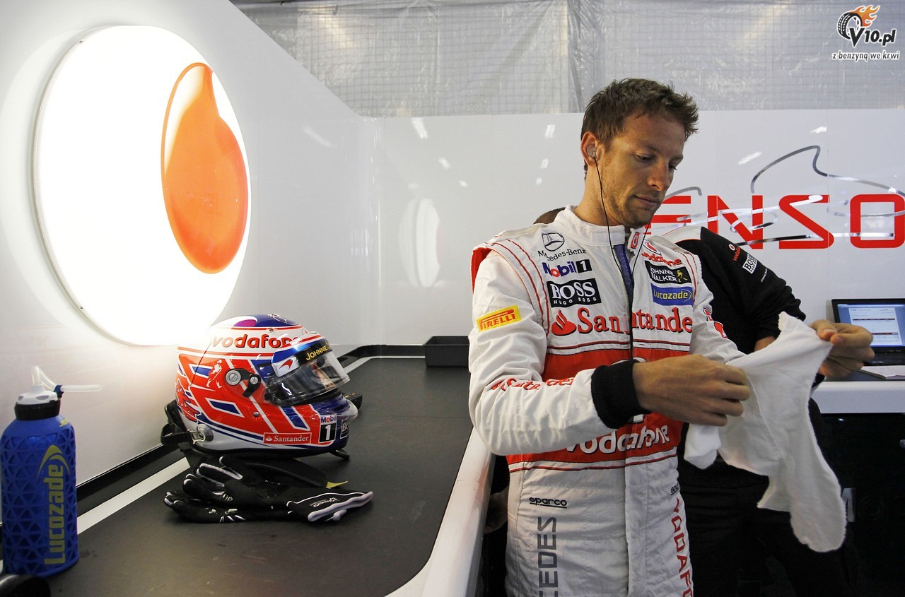 Button pogrony w problemach z ustawieniem bolidu