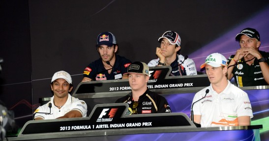 GP Indii 2012 - czwartek