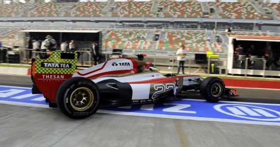 GP Indii 2012 - piątek