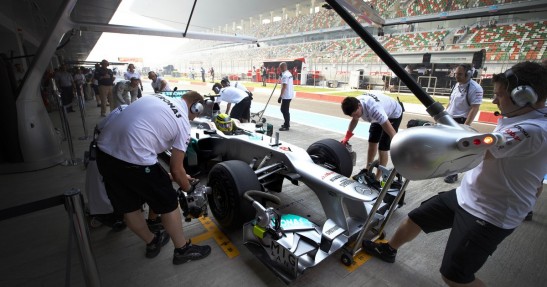 GP Indii 2012 - piątek