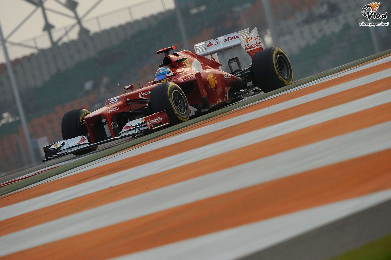 GP Indii - wycig: Vettel po raz czwarty z rzdu