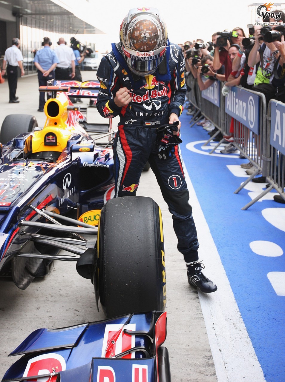 GP Indii - wycig: Vettel po raz czwarty z rzdu