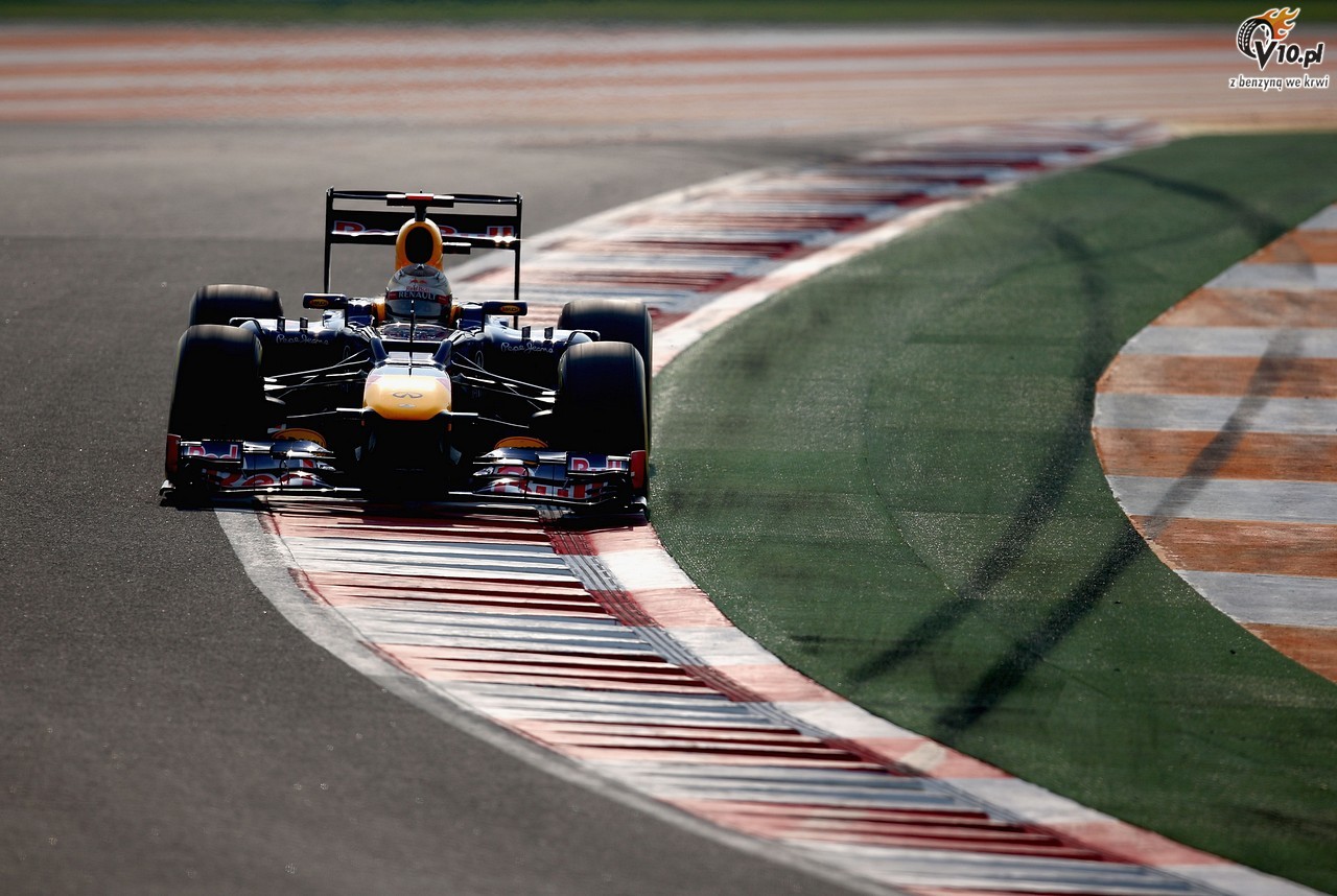 GP Indii - wycig: Vettel po raz czwarty z rzdu