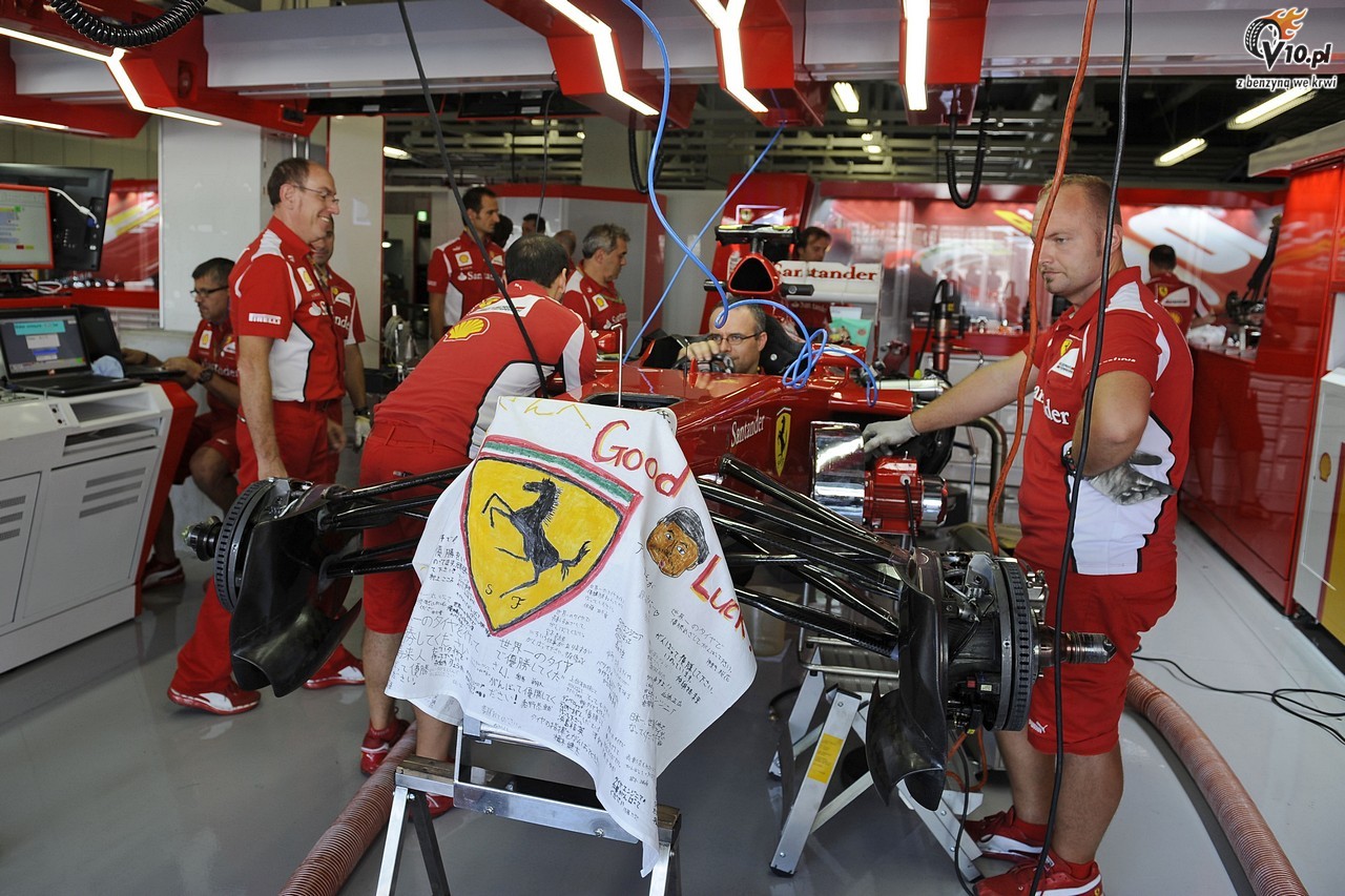 Ferrari jedzie do Indii z poprawkami wartymi 0.2-0.4 sekundy na okreniu