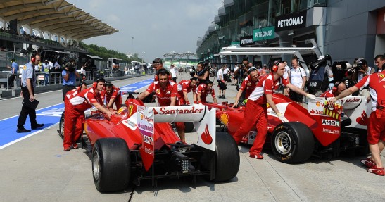 GP Malezji 2012 - czwartek i piątek