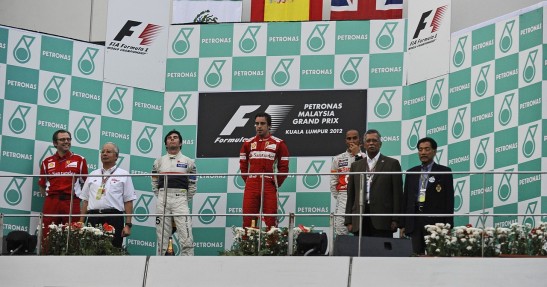 GP Malezji 2012 - niedziela