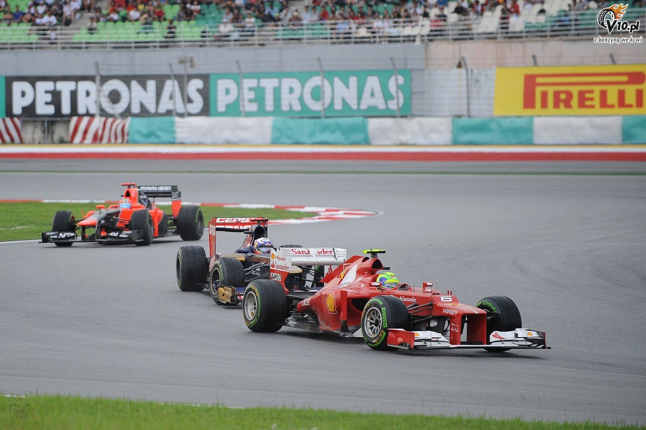GP Malezji 2012 - niedziela