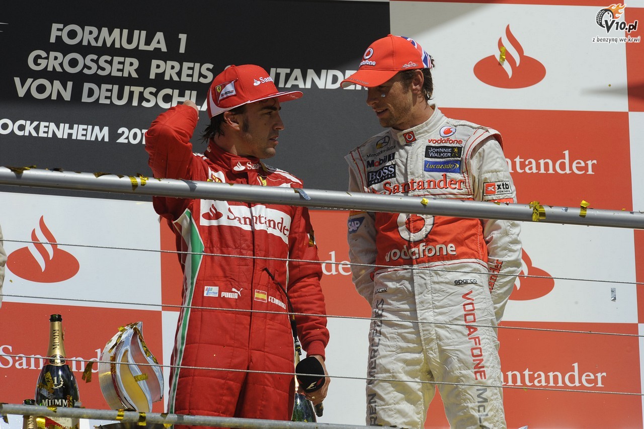 Button nie boi si jedzi z Alonso