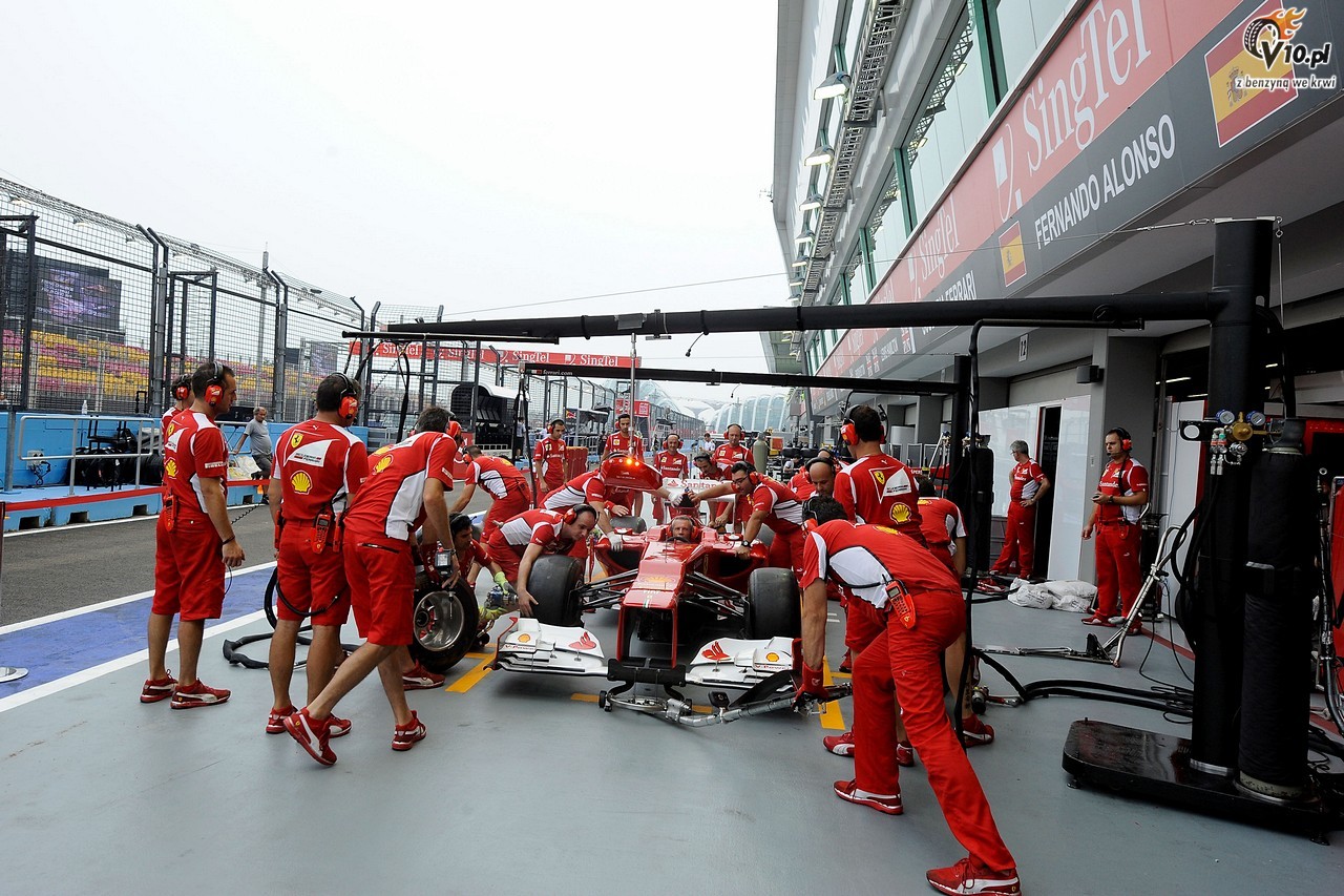 GP Singapuru 2012 - czwartek