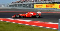 GP USA - kwalifikacje: Vettel na pole position, Alonso na kolanach