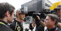Grosjean zaskoczony i uszczliwiony pierwszym rzdem