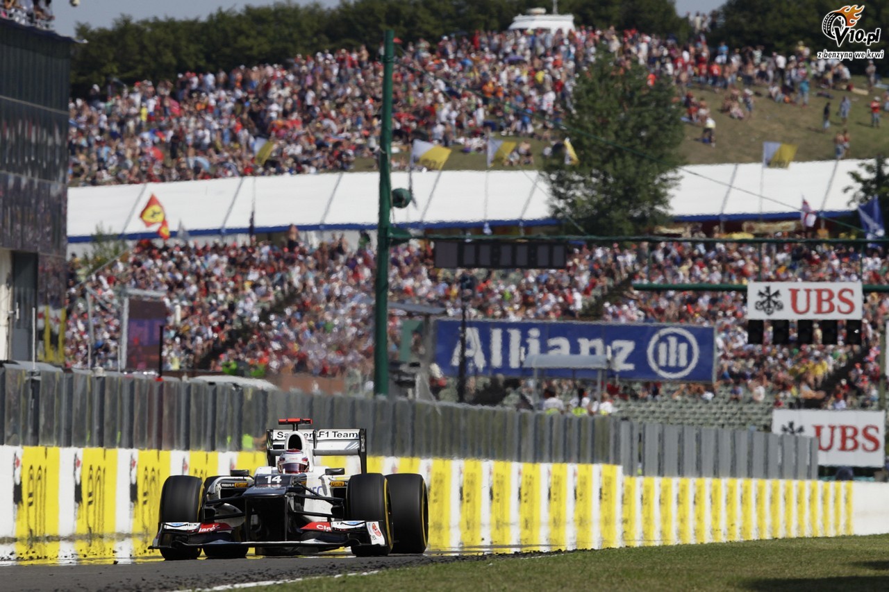 Kobayashi myli o podium, Perez o zwycistwie