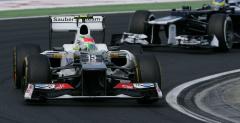 Kobayashi myli o podium, Perez o zwycistwie