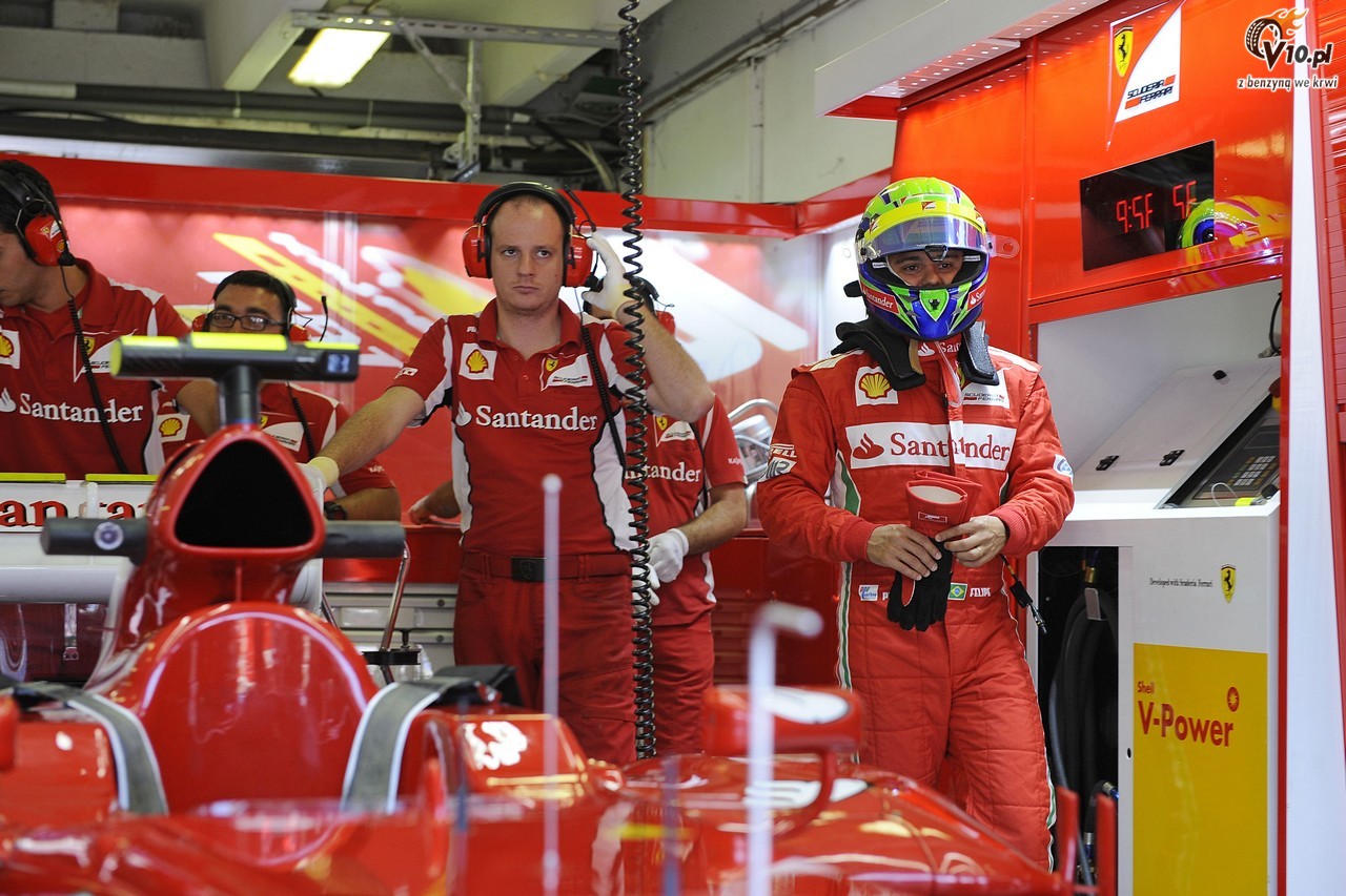 Massa myli o podium, Alonso o pozycjach 4-5
