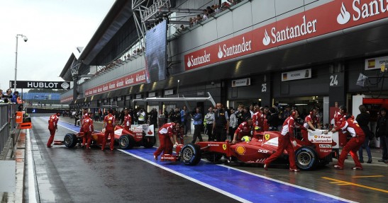 GP Wielkiej Brytanii 2012 - piątek