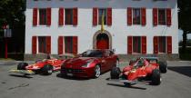 Jacques Villeneuve w Ferrari 312 T4 ojca Gillesa