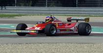 Jacques Villeneuve w Ferrari 312 T4 ojca Gillesa