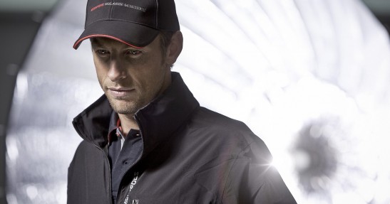 Button i Hamilton w sesji zdjęciowej McLarena