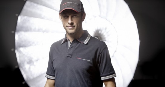 Button i Hamilton w sesji zdjęciowej McLarena