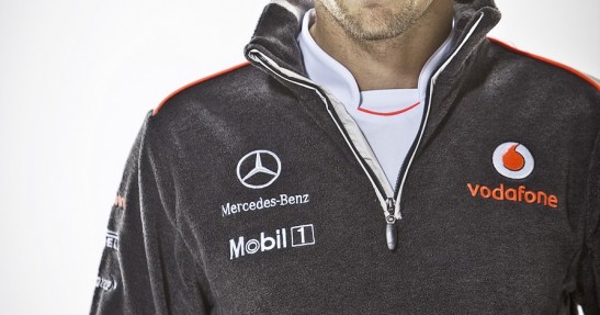 Button i Hamilton w sesji zdjęciowej McLarena