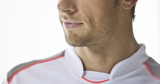 Button i Hamilton w sesji zdjęciowej McLarena