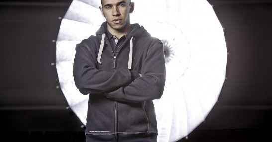 Button i Hamilton w sesji zdjęciowej McLarena