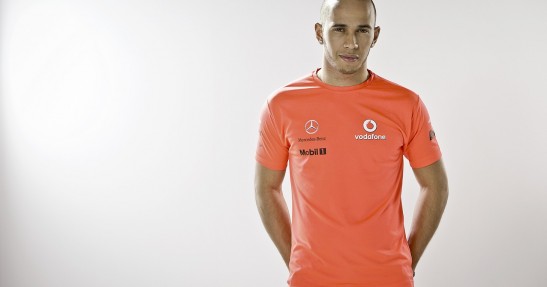 Button i Hamilton w sesji zdjęciowej McLarena