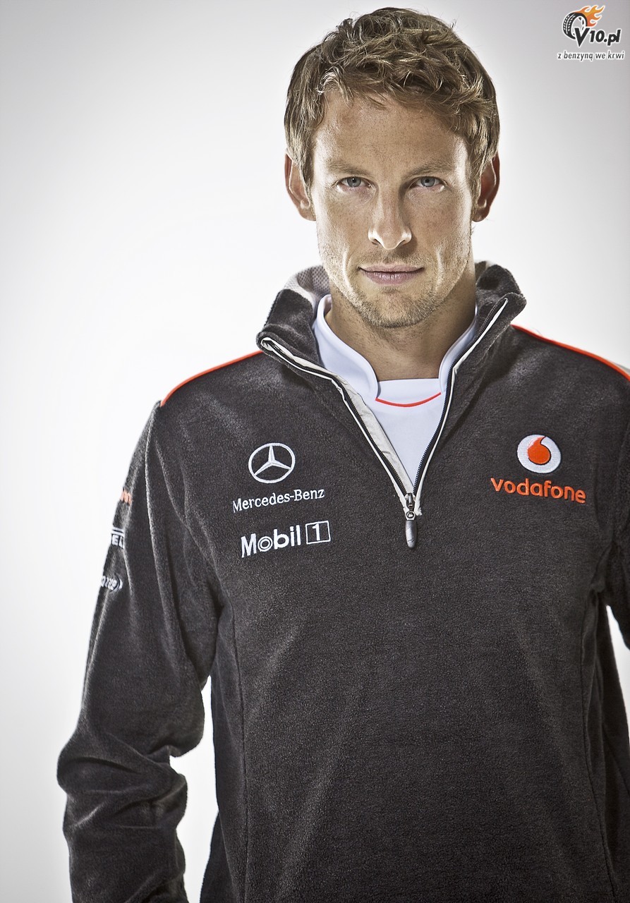 Button i Hamilton w sesji zdjciowej McLarena