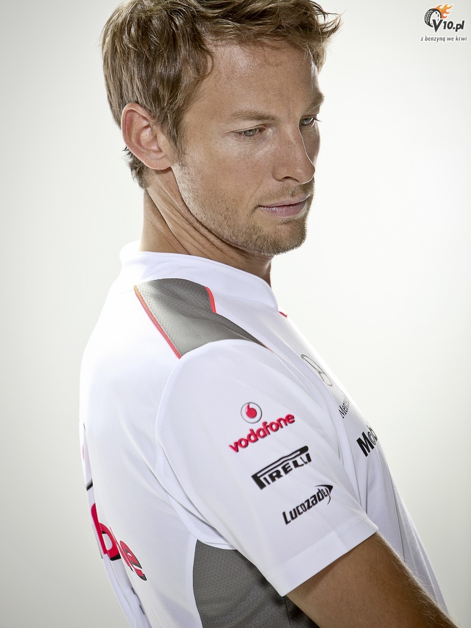 Button i Hamilton w sesji zdjciowej McLarena