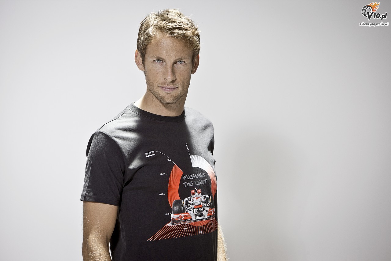 Button i Hamilton w sesji zdjciowej McLarena