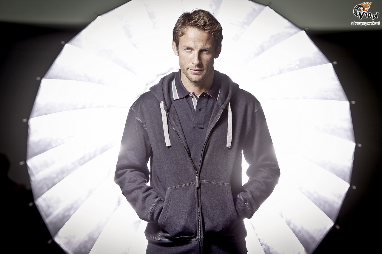 Button i Hamilton w sesji zdjciowej McLarena