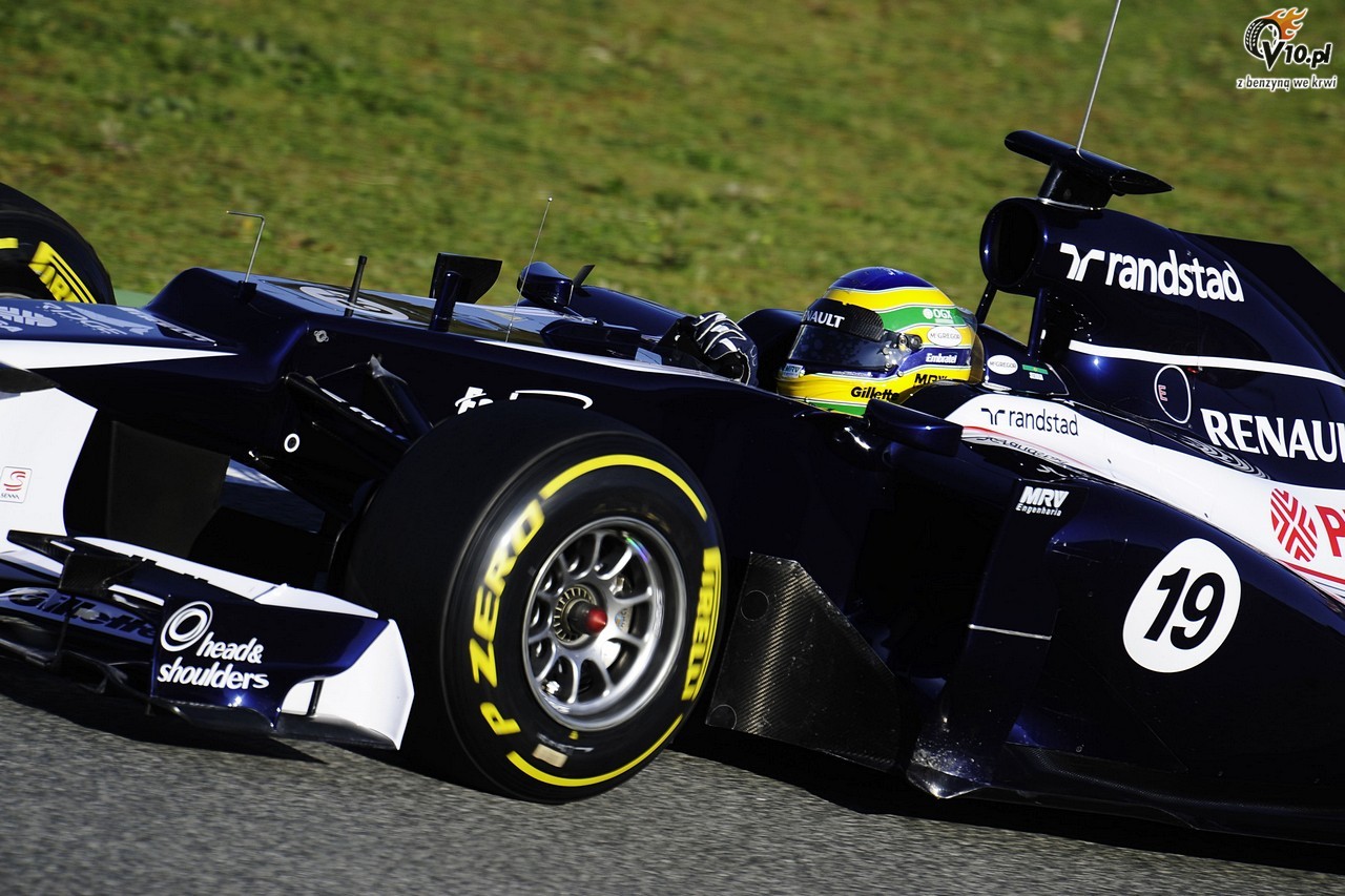 Barcelona, dzie 1, przedpoudnie: Vettel na czele, Lotus zakoczy jazd
