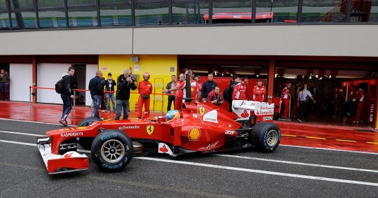 Testy w Mugello 2012 - dzień pierwszy