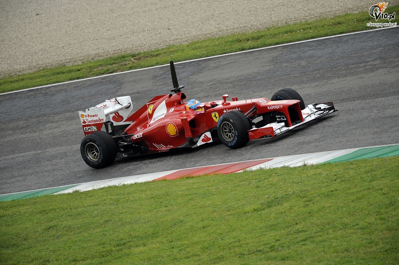 Testy w Mugello 2012 - dzie pierwszy
