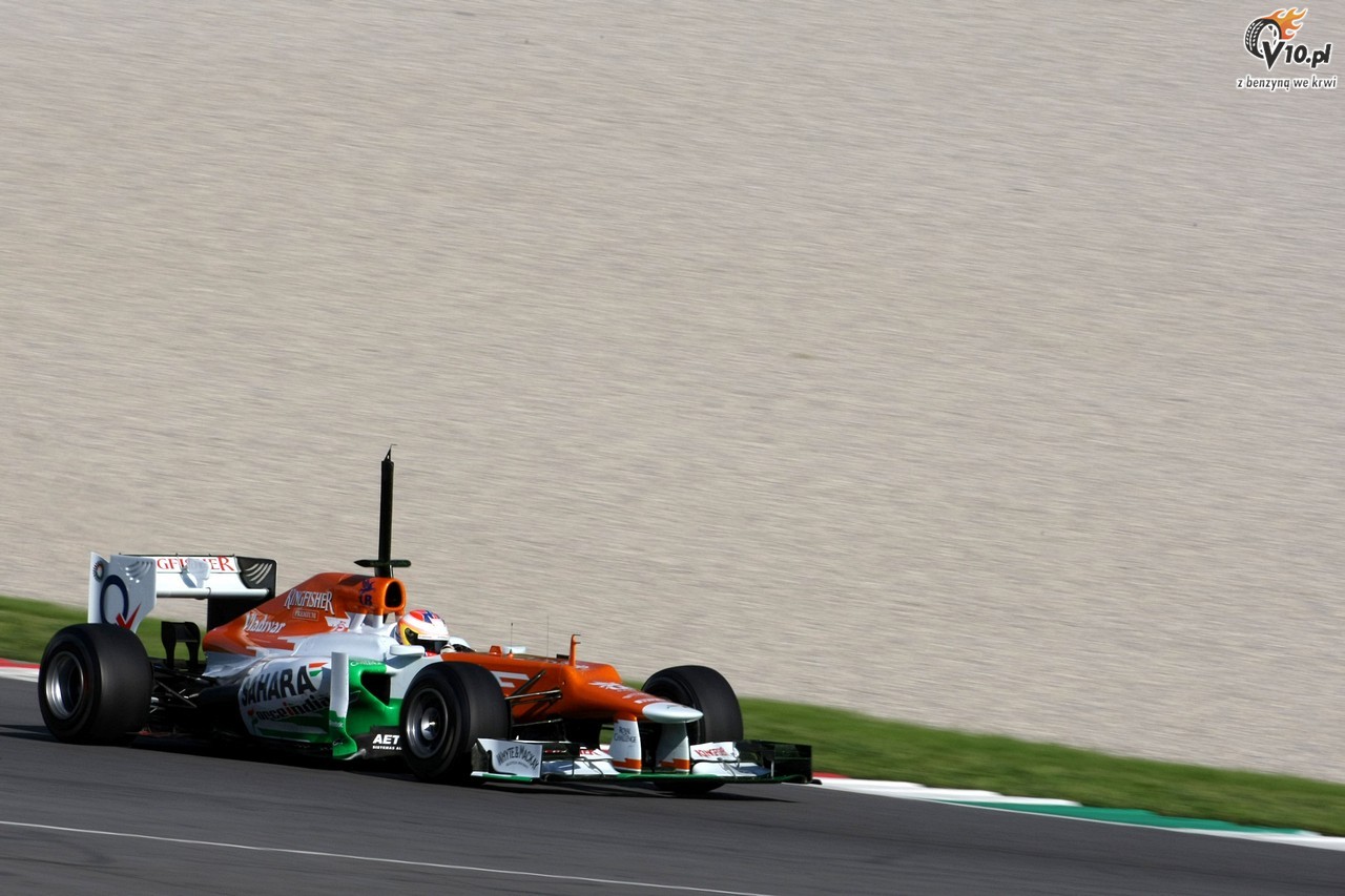 Force India zmienia plany na 3. dzie testw w Mugello